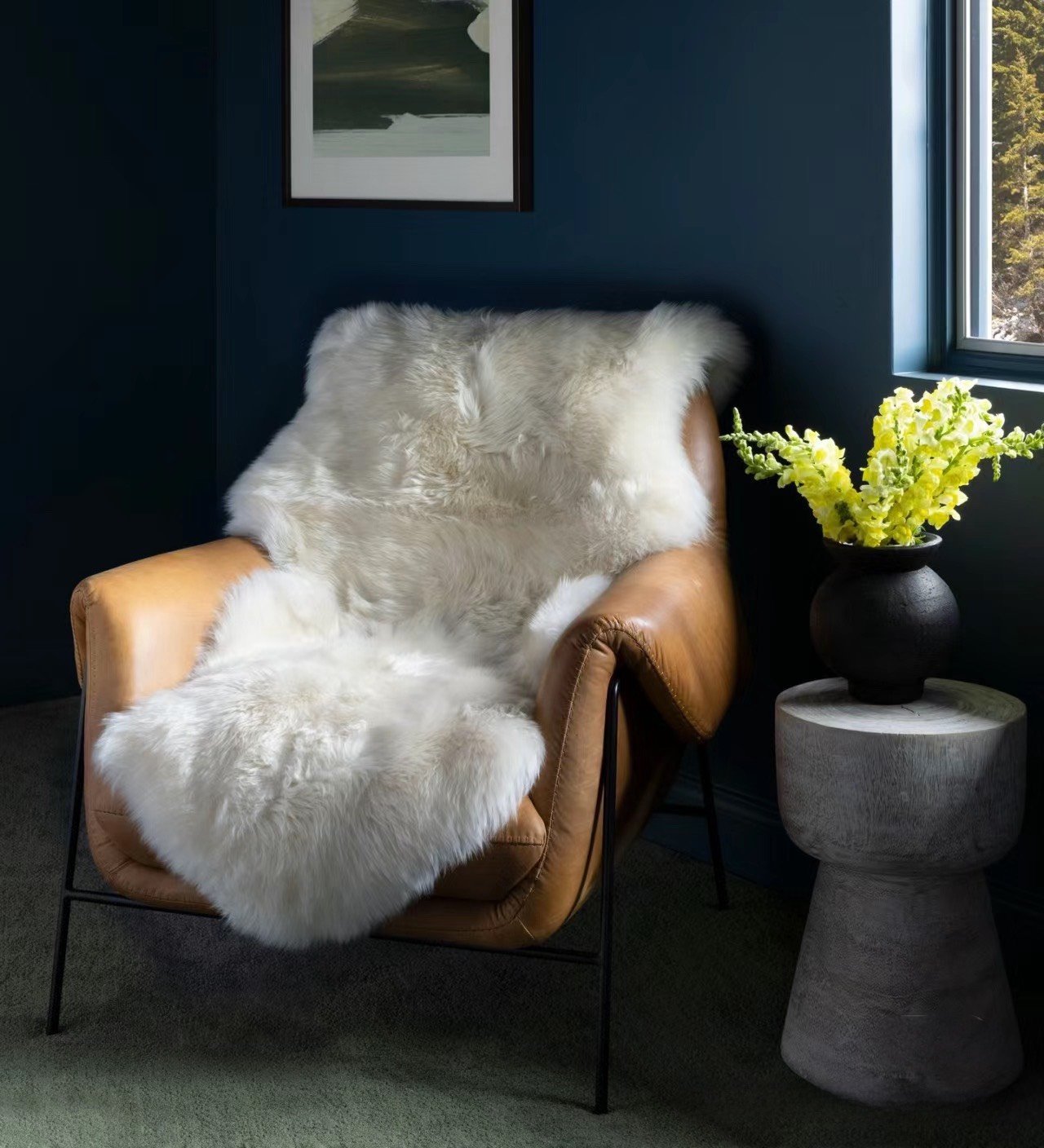 THẢM LÔNG CỪU NGUYÊN TẤM - Ảnh 3