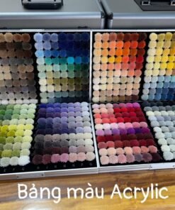 Thảm Dệt Từ Sợi Acrylic Thủ Công
